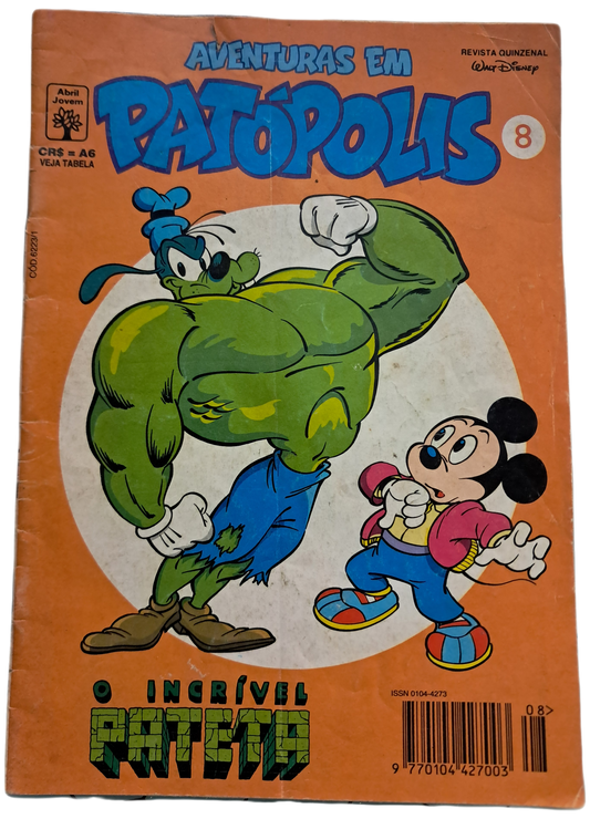 Aventuras em Patópolis 8 - O Incrível Pateta (Usado)