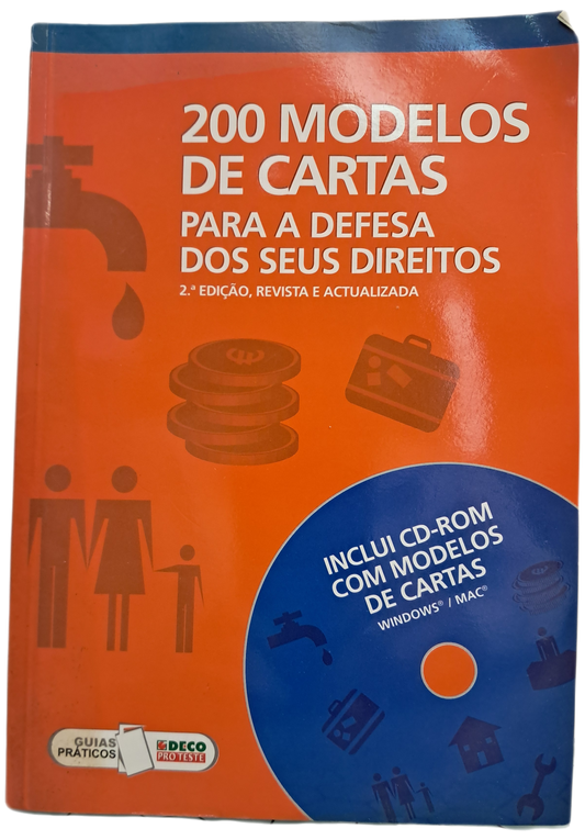 200 Modelos de Cartas + CD ROM (Como Novo)