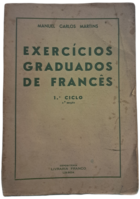 Exercícios Graduados de Francês 1º Ciclo (Usado)