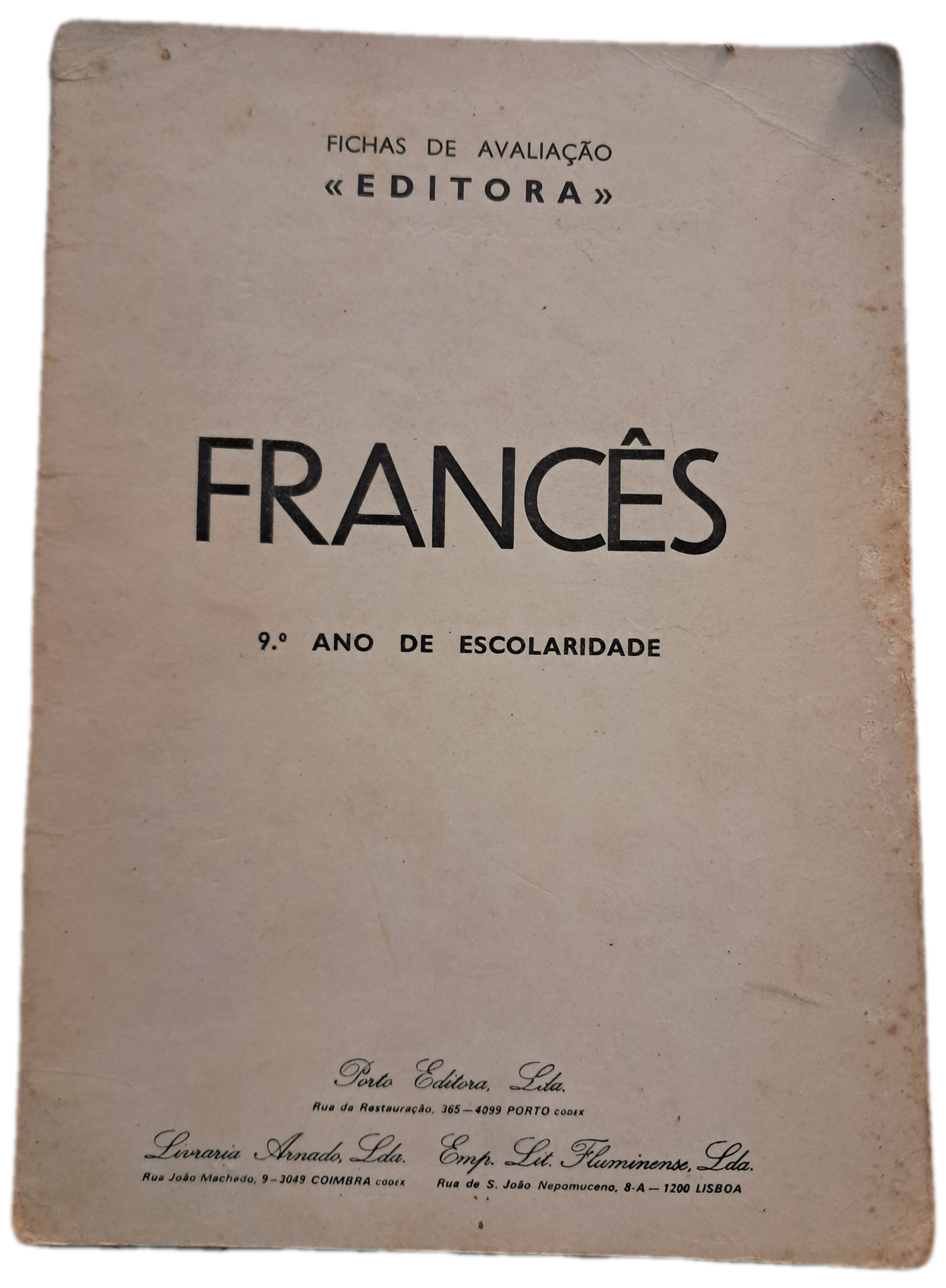 Francês FICAS DE Avaliação (Usado)