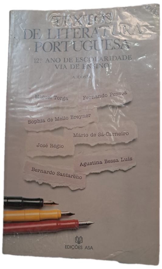 Textos de Literatura Portuguesa 12º Ano de escolaridade via de Ensino (Usado)