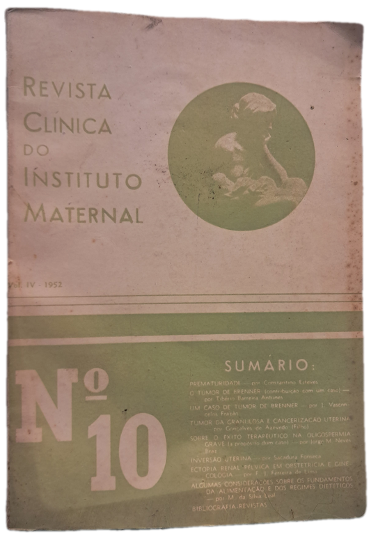 Revista da Clínica do Instituto Maternal 4 - 1952 (Usado)