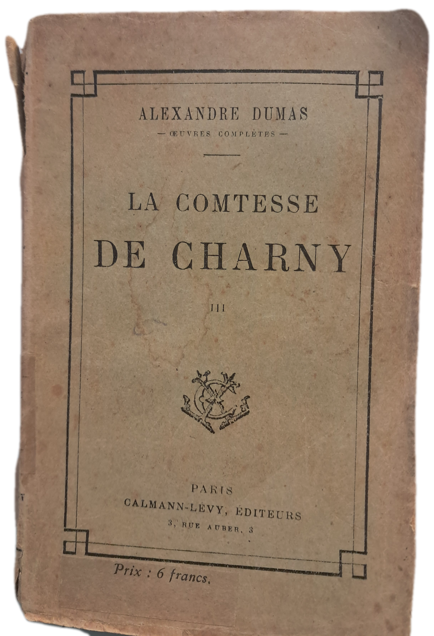 La Comtesse de Charny III (Envelhecido)