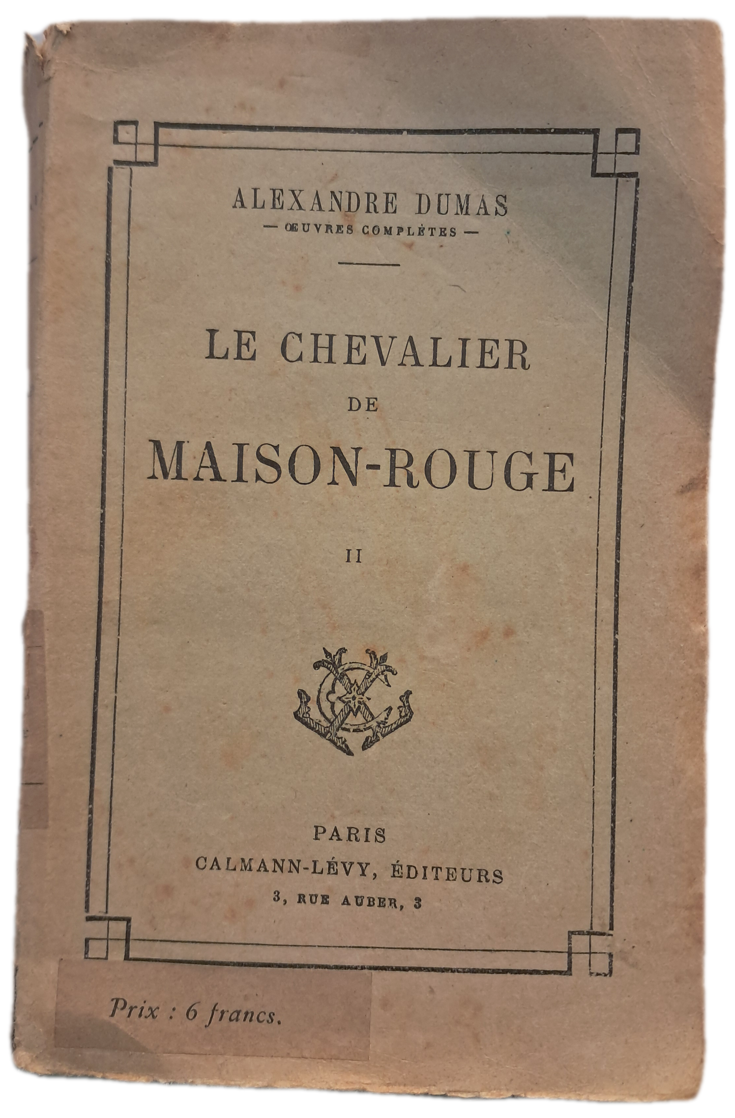 Le Chevalier de Maison-Rouge II (Envelhecido)
