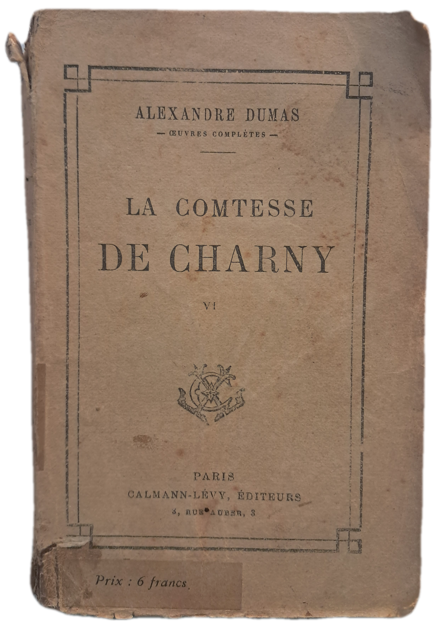 La Comtesse de Charny VI (Envelhecido)