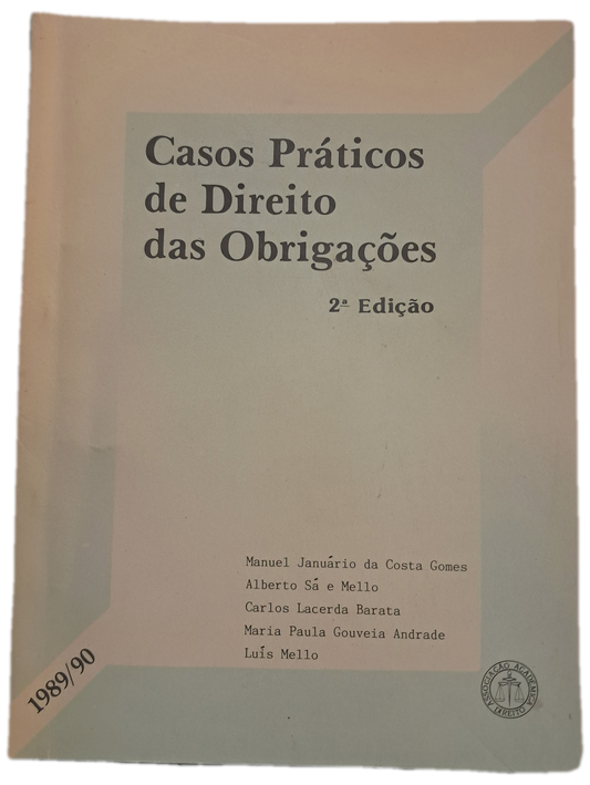 Casos Práticos de Direito das Obrigações (Bom Estado)