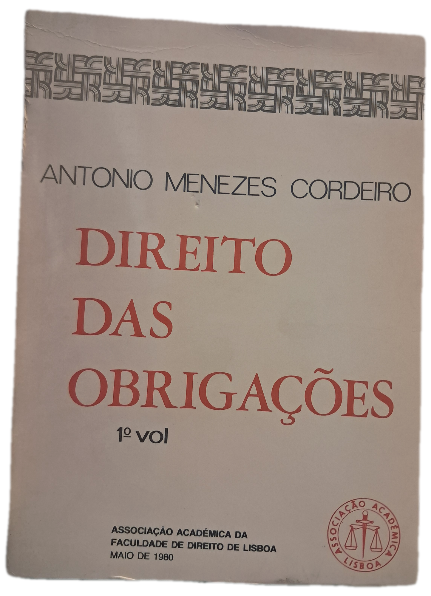 Direito das Obrigaões I (Bom Estado)