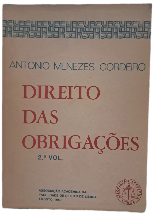 Direito das Obrigaões II (Bom Estado)