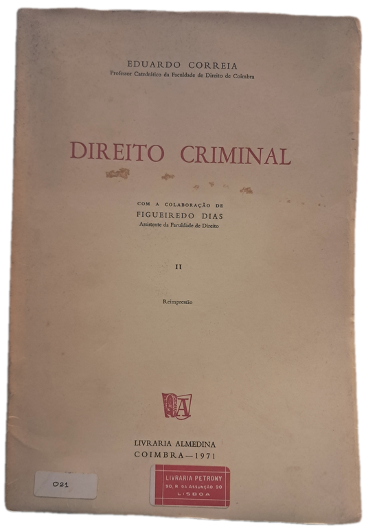 Direito Criminal II (Usado)