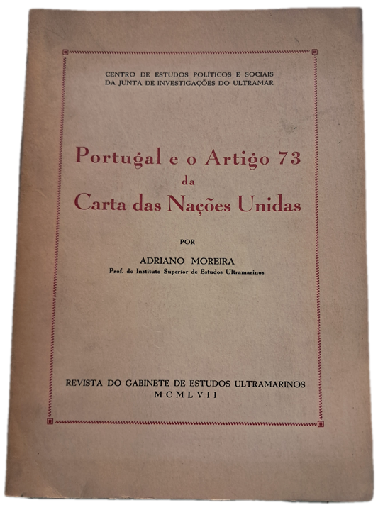 Portugal e o Artigo 73 da Carta das Nações Unidas (Usado)