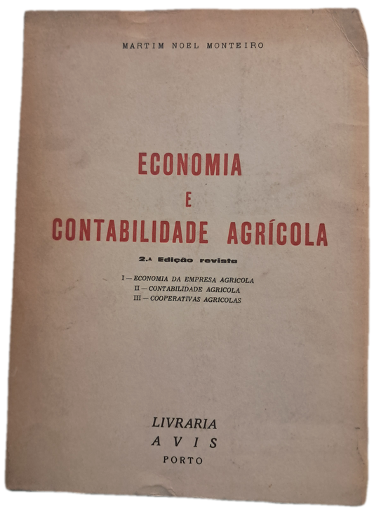 Economia e Contabilidade Agrícola (Usado)