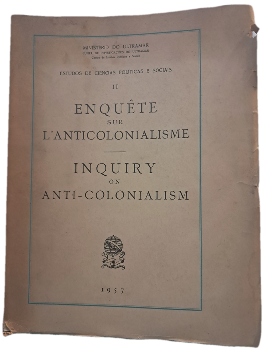 Enquête Sur L'Anticolonialisme / Inquiry on Anti-Colonialism (Envelhecido)