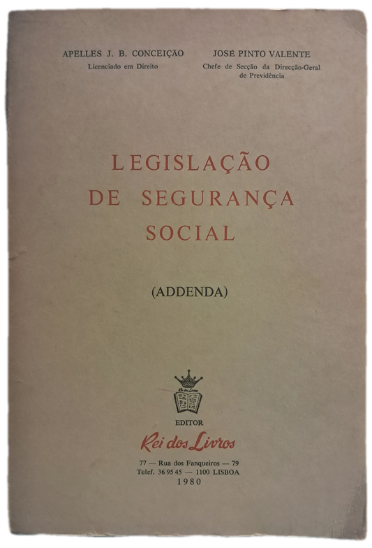 Legislação de Segurança Social (Usado)