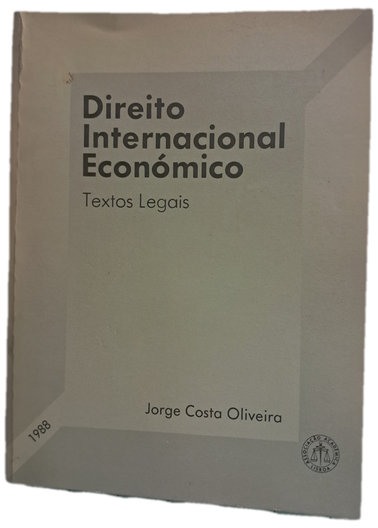 Direito Internacional Económico (Usado)