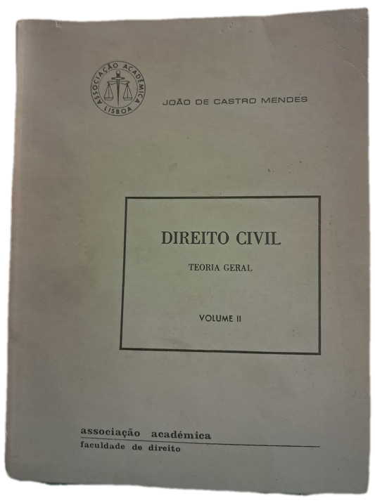 Direito Civil Teoria Geral II (Usado)