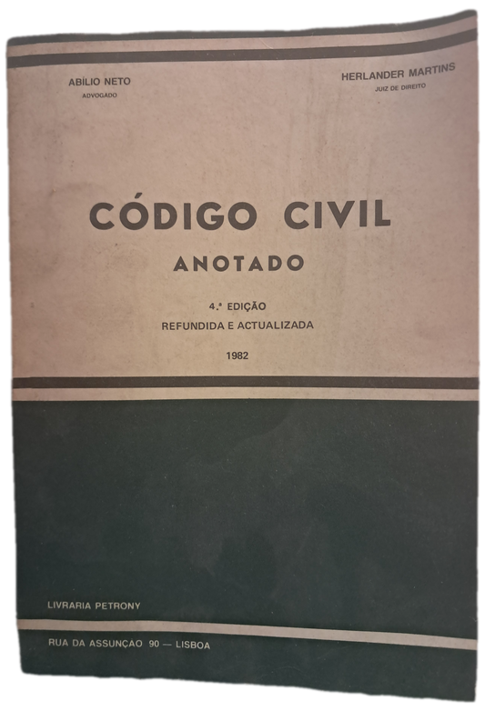 Código Civil Anotado (Usado)