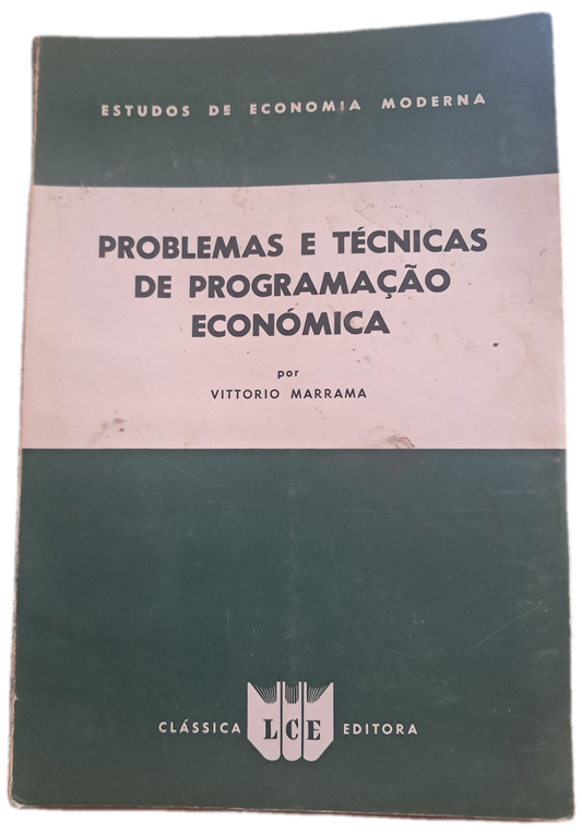 Problemas e Técnicas de Programação Económica (Usado)
