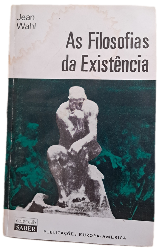 As Filosofias da Existência (Usado)