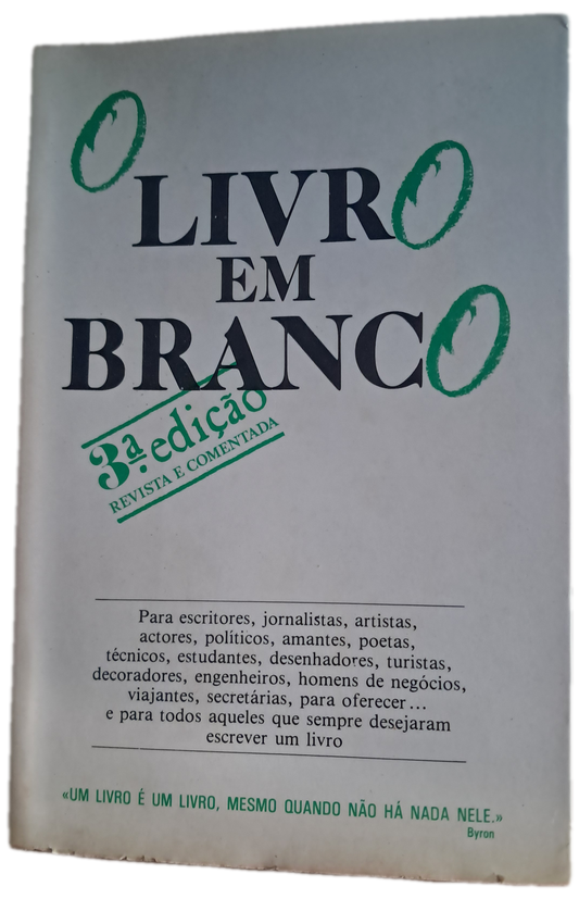 O Livro em Branco (Usado)