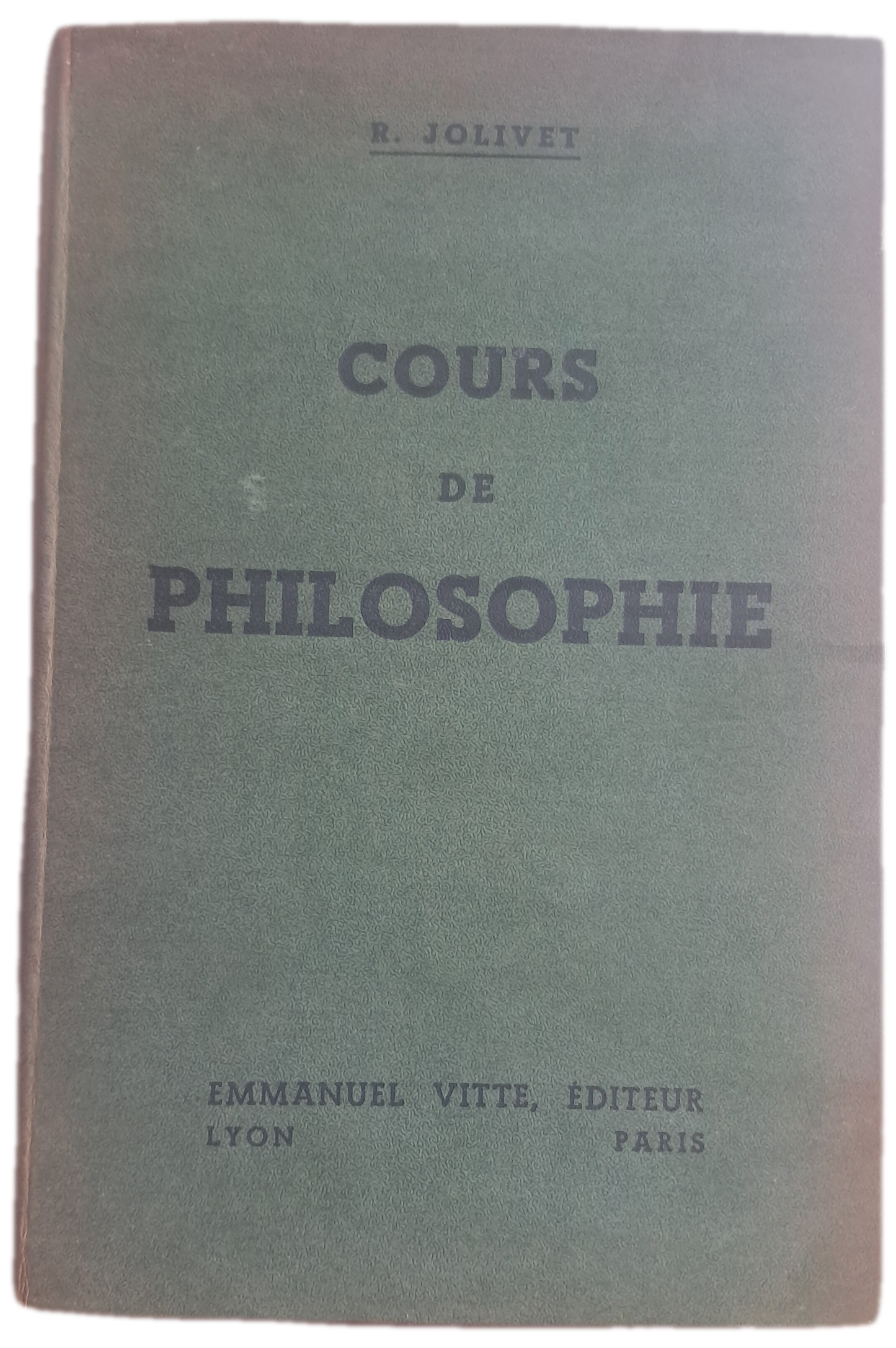 Cours de Philosophie (Usado)