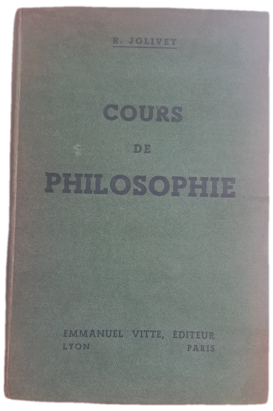 Cours de Philosophie (Usado)