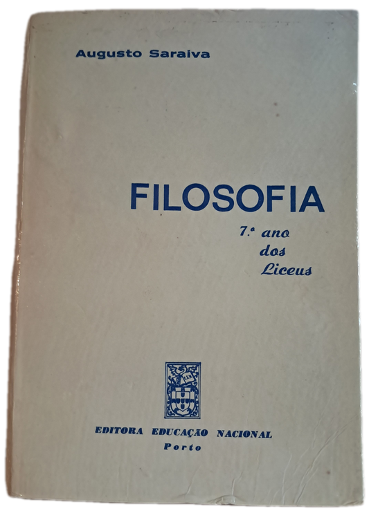 Filosofia 7º Ano dos Liçeus (Usado)