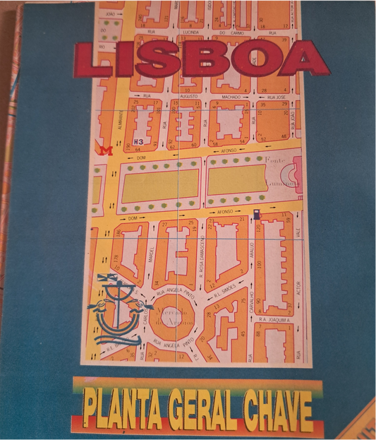 Lisboa Planta Geral Chave (Bom Estado)