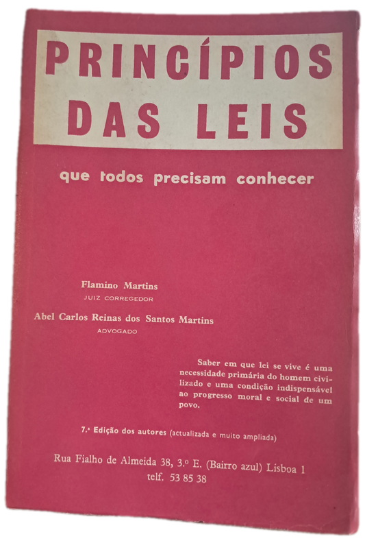 Princípios das Leis que todos precisam conhecer (Usado)