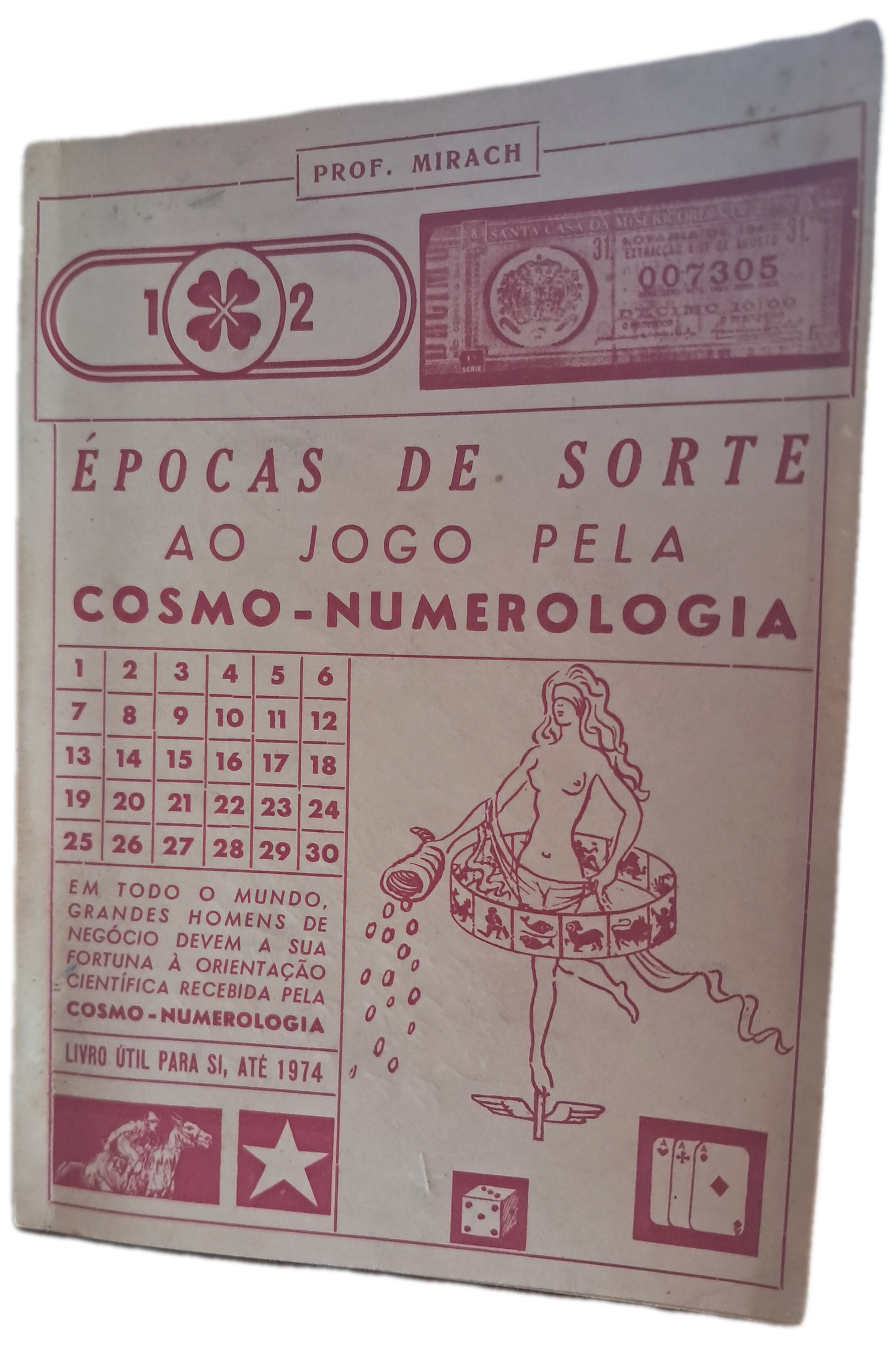 Épocas de Sorte ao Jogo Cosmo-Numerologia (Usado)