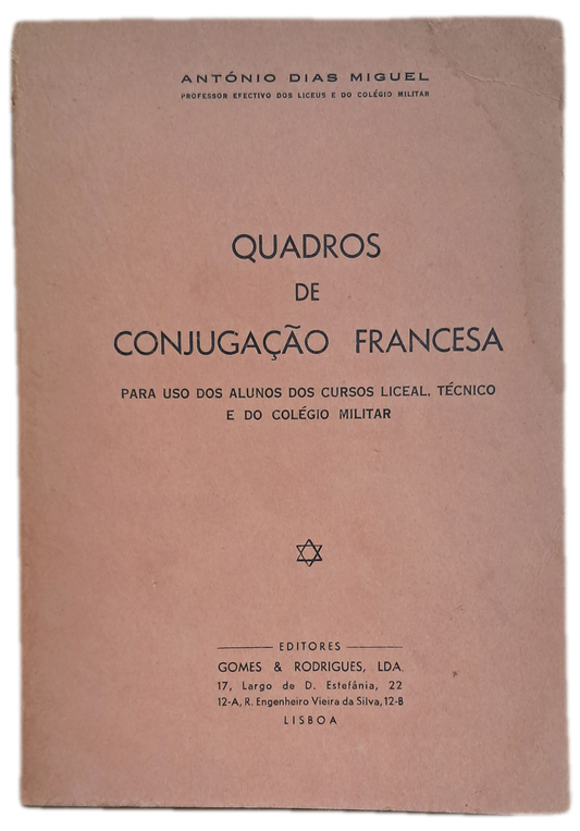 Quadros de Conjugação Francesa (Usado)