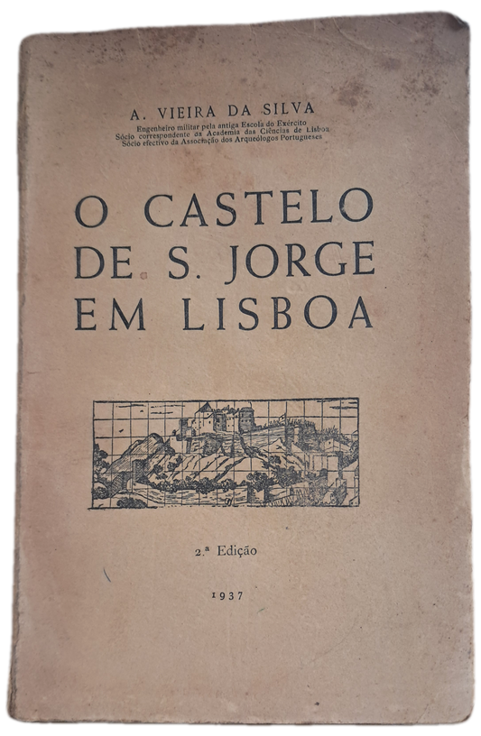 O Castelo de S. Jorge em Lisboa (Envelhecido)