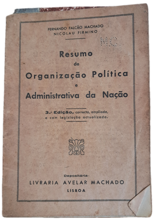 Resumo de Organização Política e Administrativa da Nação (Usado)