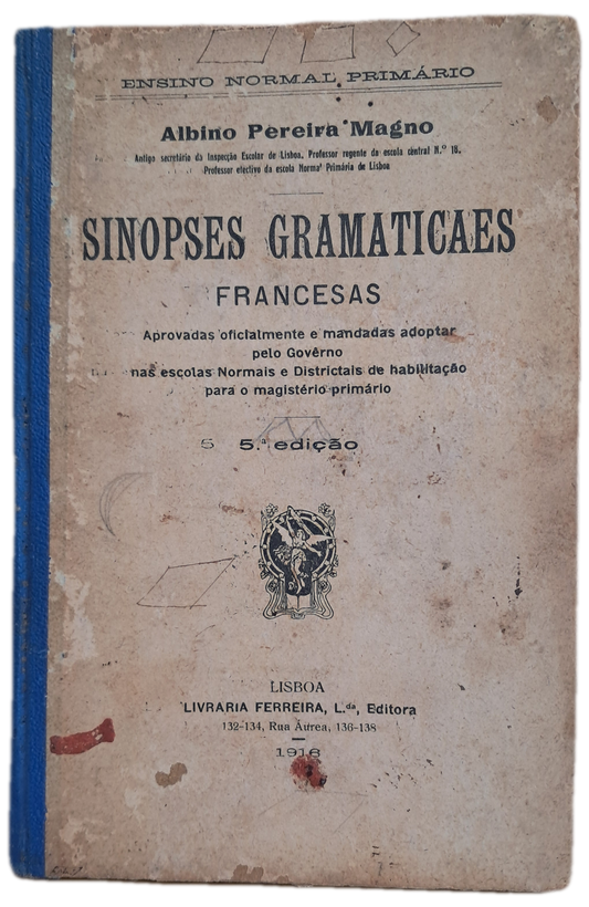 Sinopses Gramaticaes Francesas (Usado)
