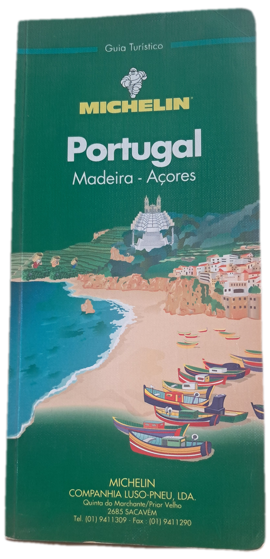 Guia Turístico Michelin Portugal, Madeira e Açores (Bom Estado)