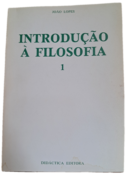 Introdução à Filosofia 1 (Usado)