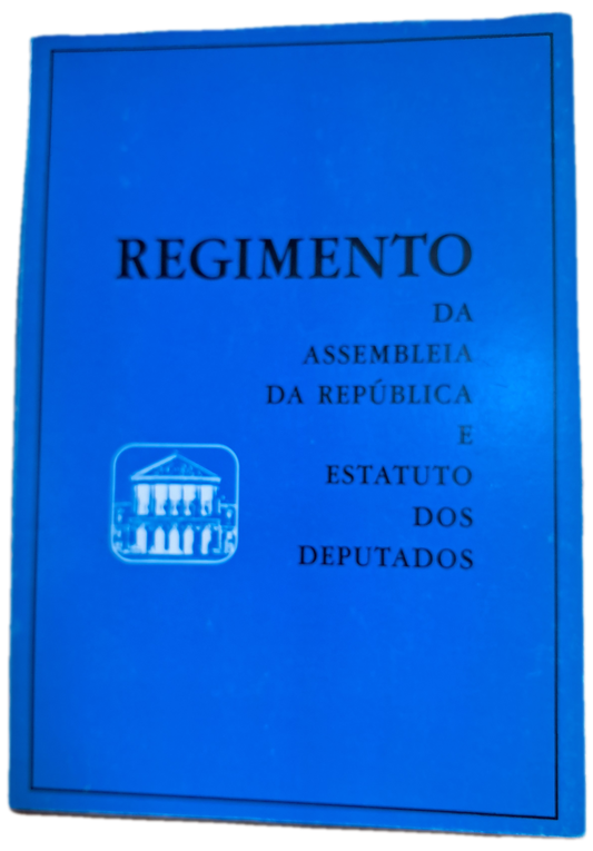 Regimento da Assembleia da Republica e Estatuto dos Deputados (Bom Estado)