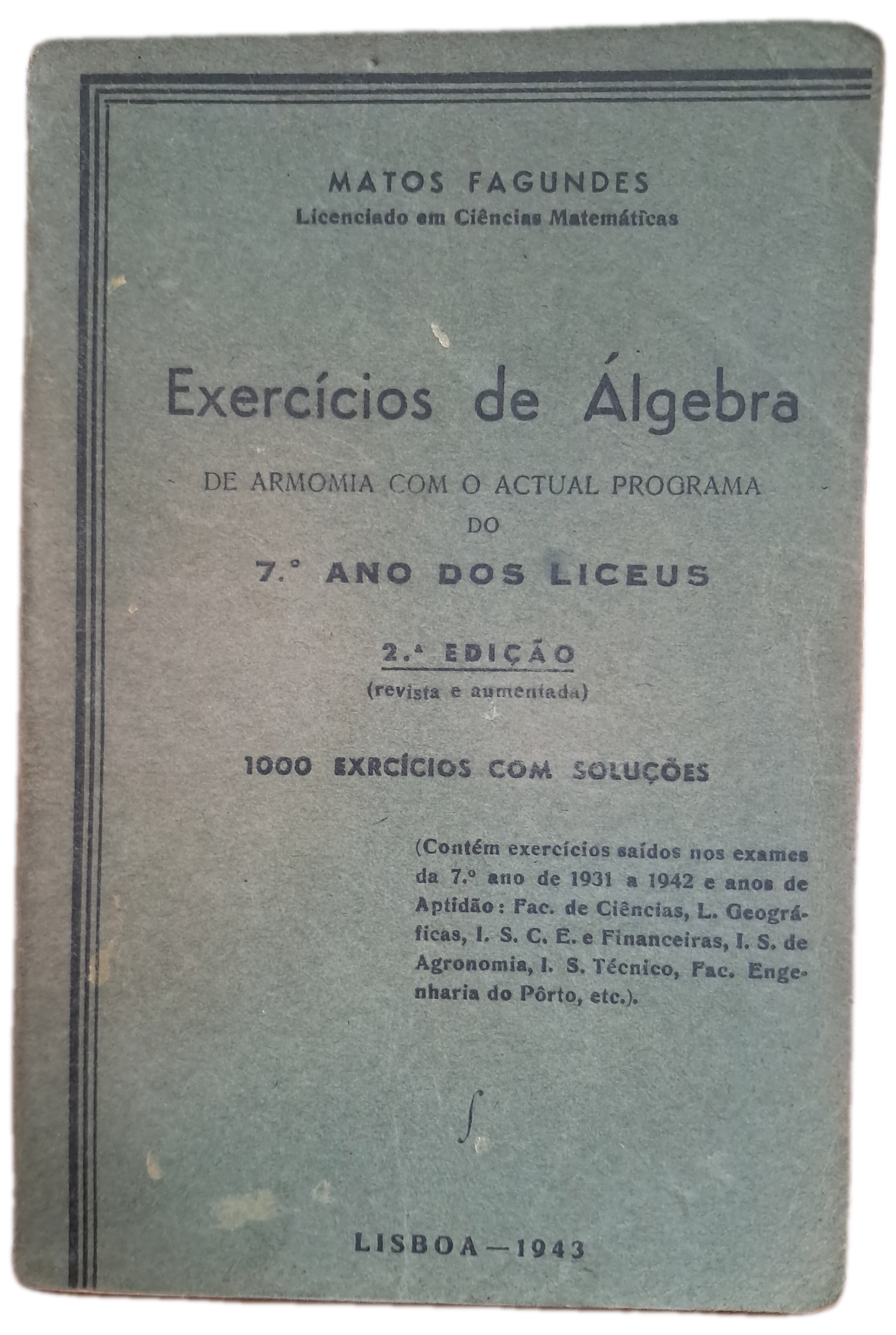 Exercícios de Álgebra (Usado)