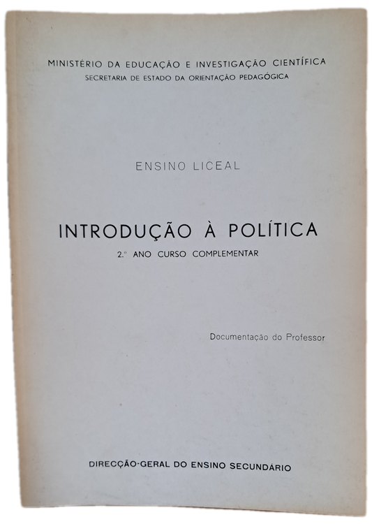 Introdução à Politica (Usado)
