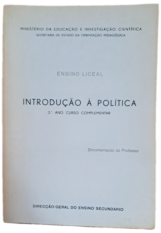 Introdução à Politica (Usado)