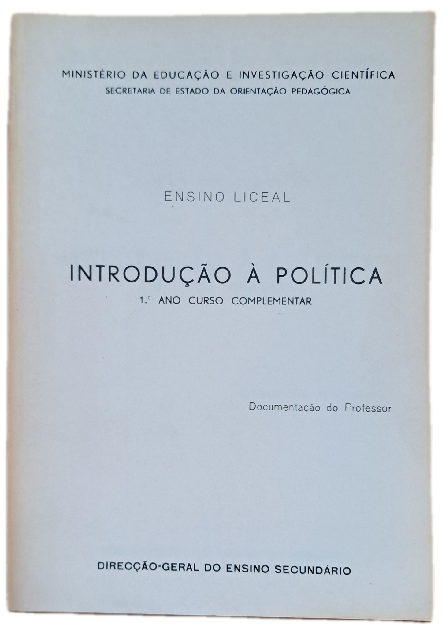 Introdução à Politica (Usado)