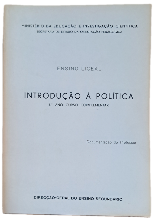 Introdução à Politica (Usado)
