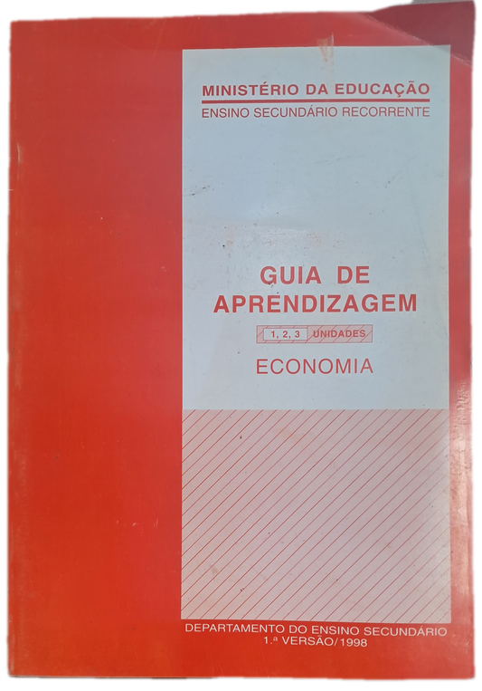 Guia de Aprendizagem Economia (Usado)