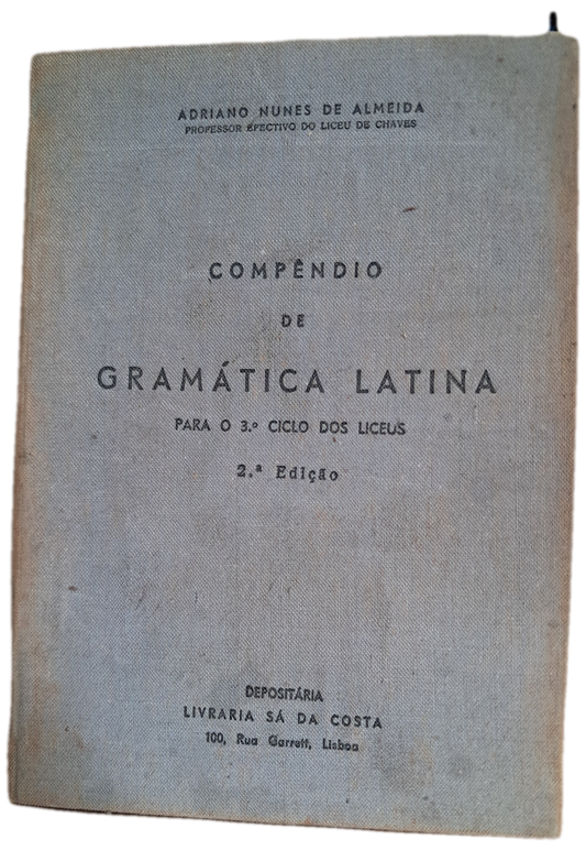 Compêndio de Gramática Latina (Usado)
