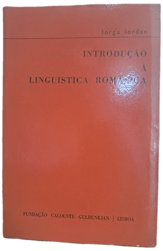 Introdução à Linguística Românica (Bom Estado)