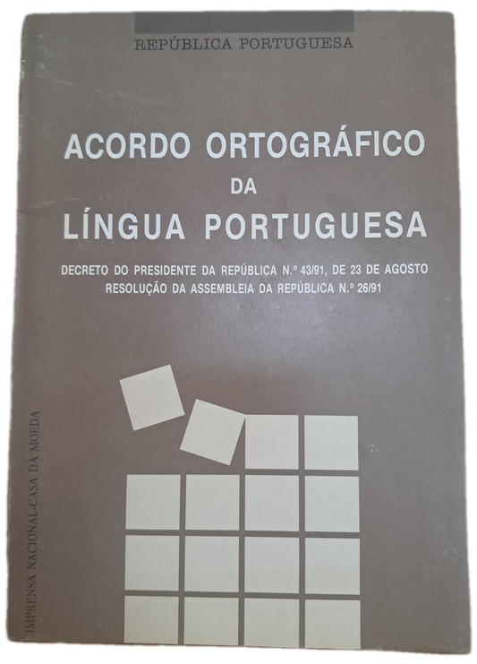 Acordo Ortográfico da Língua Portuguesa (Usado)