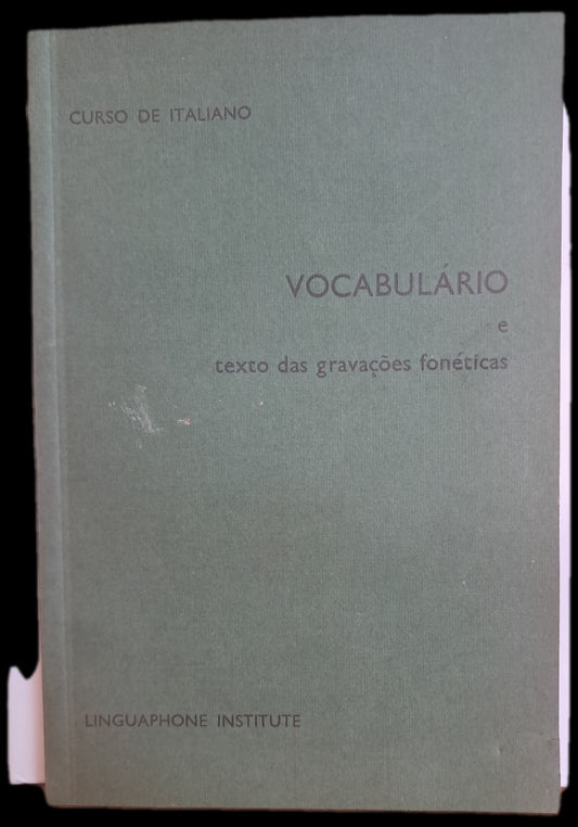 Vocabulário e Texto das Gravações Fonéticas (Usado)