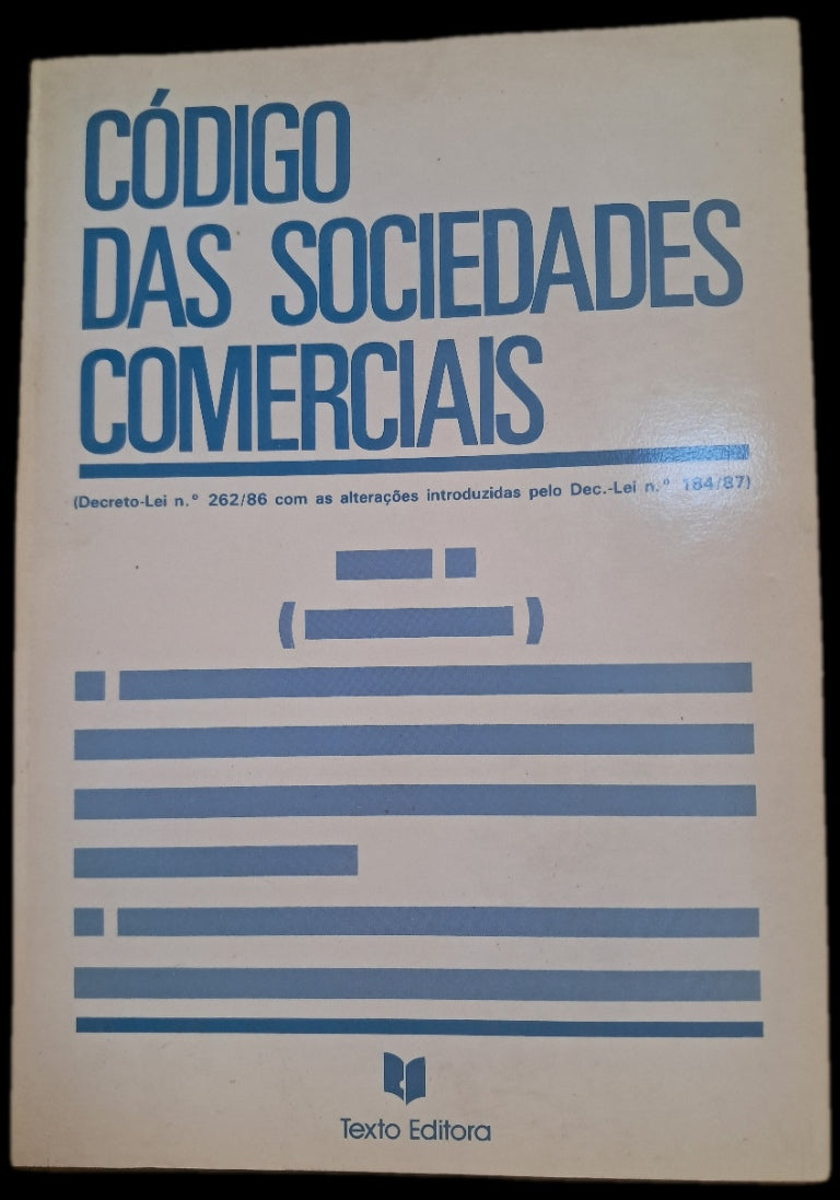 Código das Sociedades Comerciais (Usado)