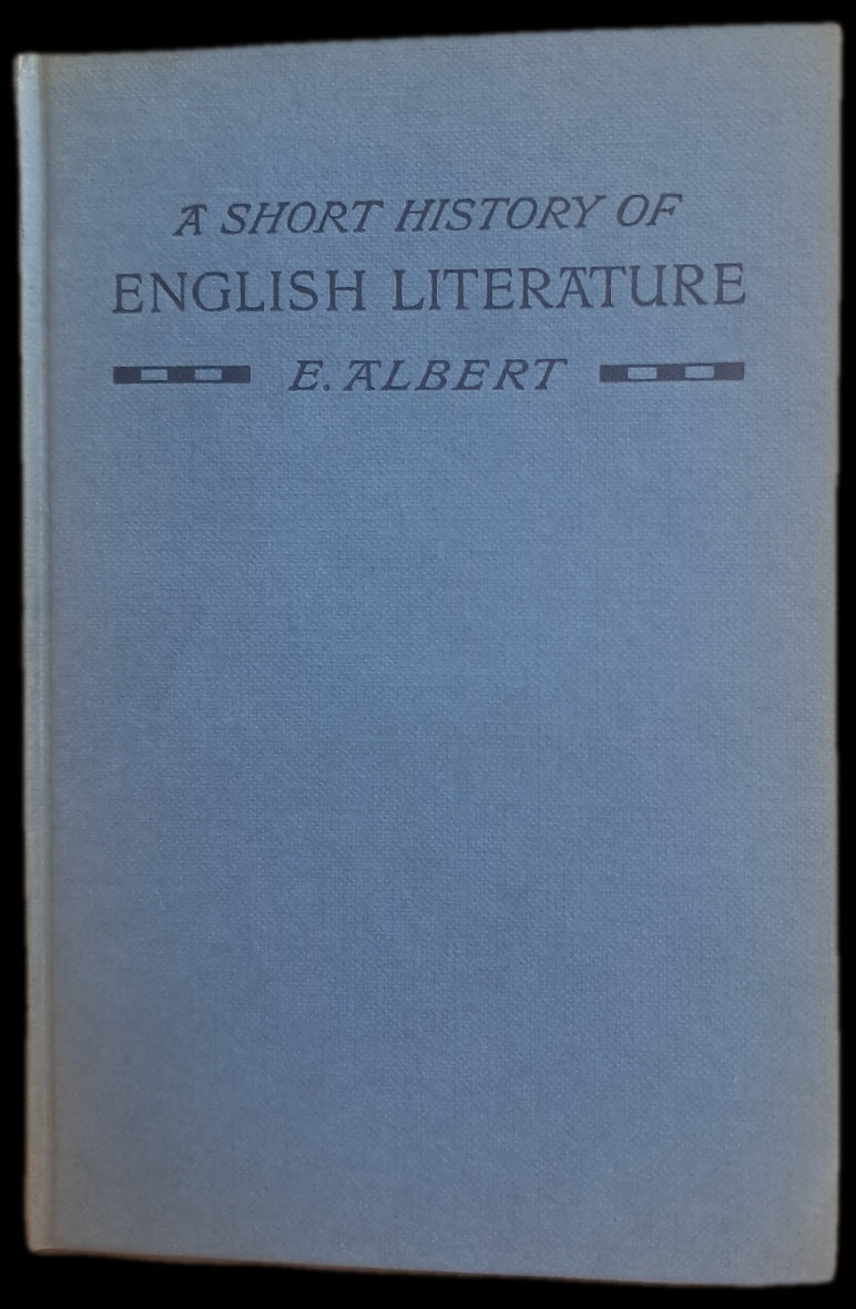 A Short History of English Literature (Bom Estado)