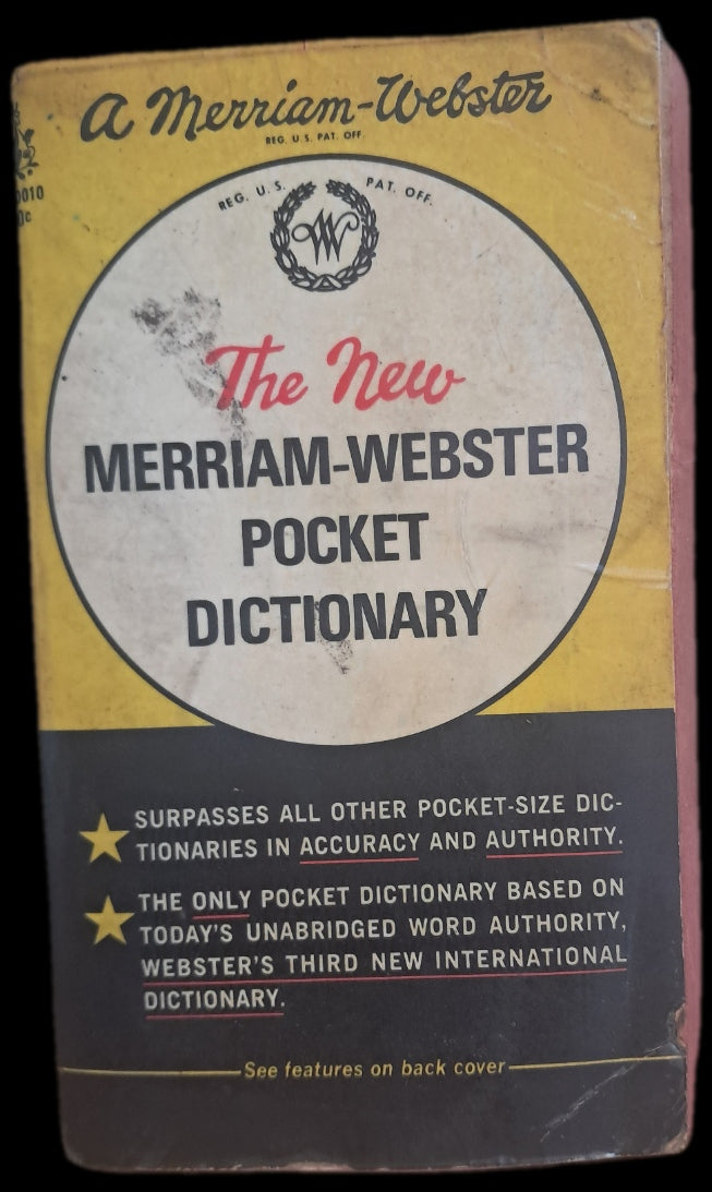 The New Merriam-Webster Pocket Dictionary (Usado)