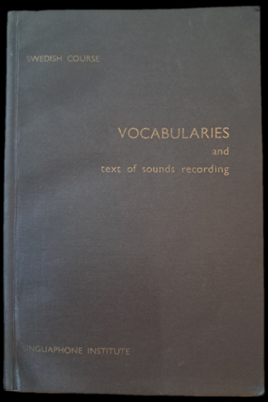 Vocabularies and text of sounds recording (Usado)